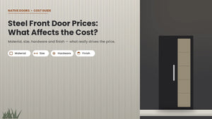 Steel Front Door Prices: What Affects the Cost?