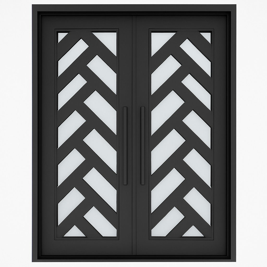 Palm Beach Double Flat Iron Door