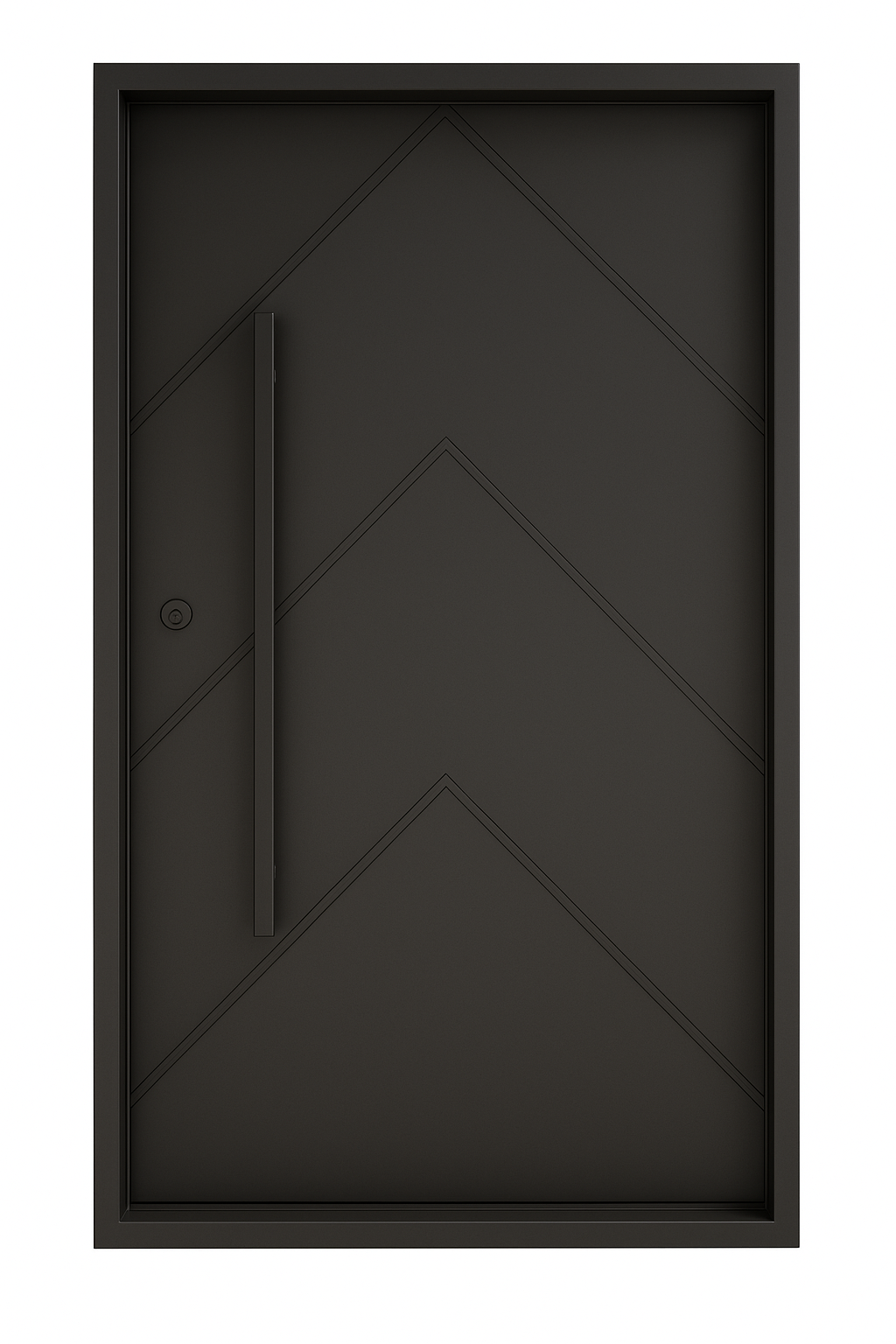 The Aspen Single Flat Iron Door