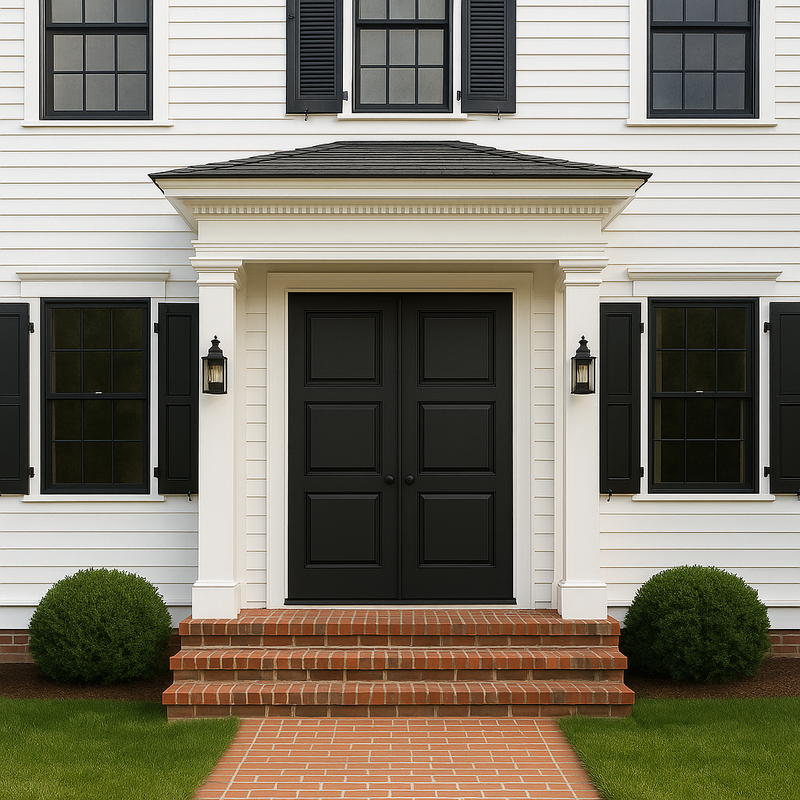 Wellesley Double Flat Iron Door