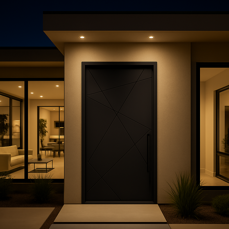 Austin Pivot Iron Door