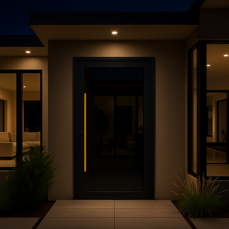 Porter Ranch Pivot Iron Door