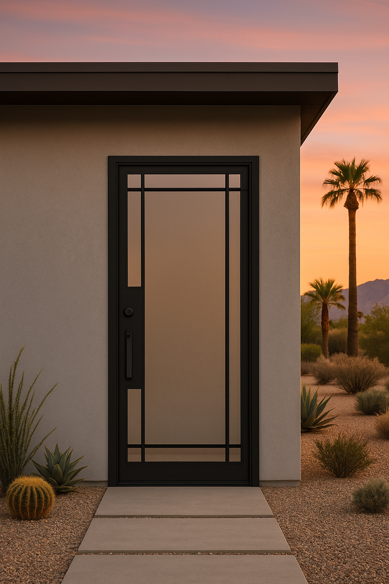 Crystal Flat Single Door