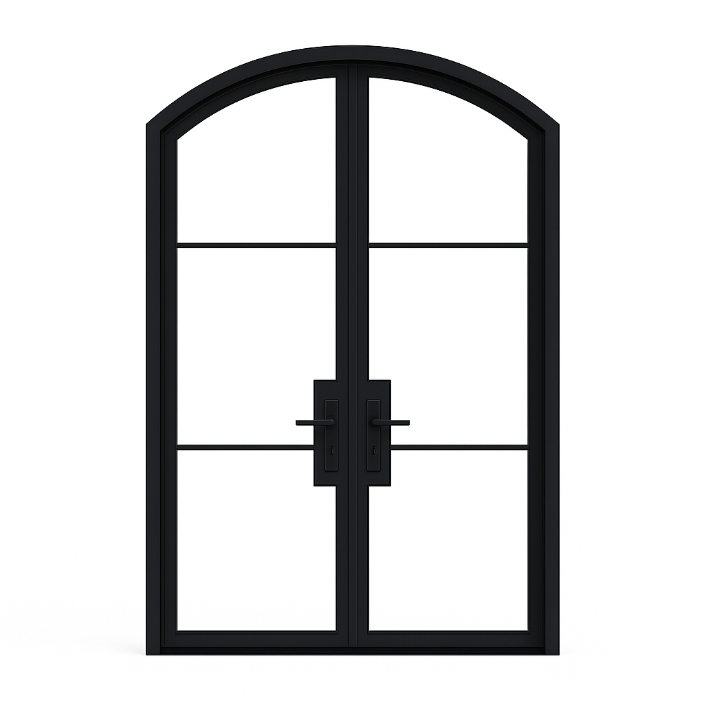 Malibu Eyebrow Arched Interior Steel Door