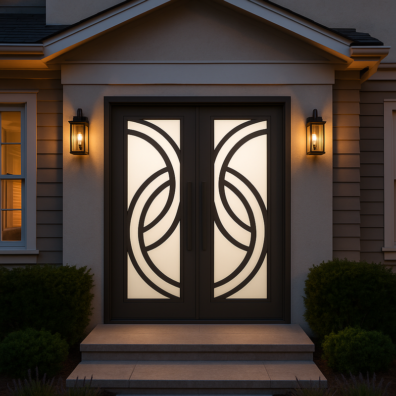 Miami Double Flat Iron Door