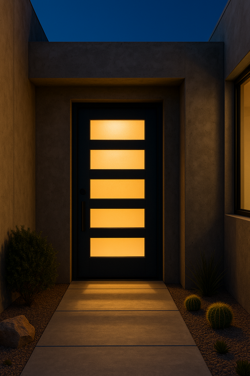 Palos Verdes Single Iron Door