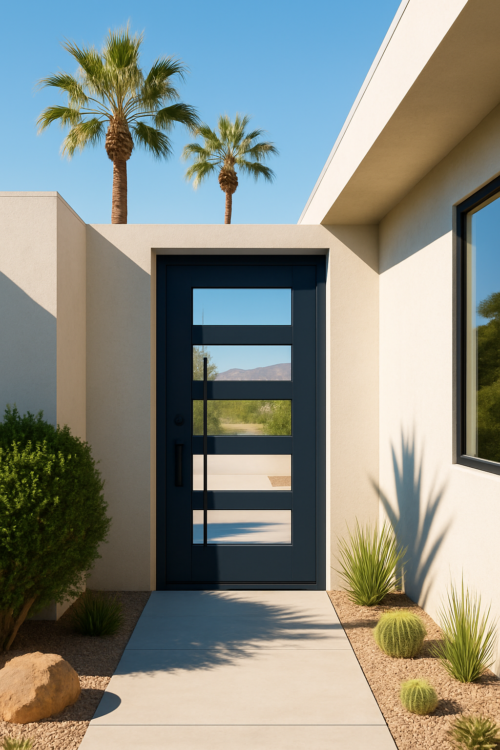 Palos Verdes Single Iron Door