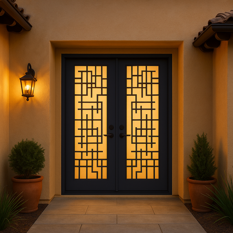 Holmby Double Iron Door