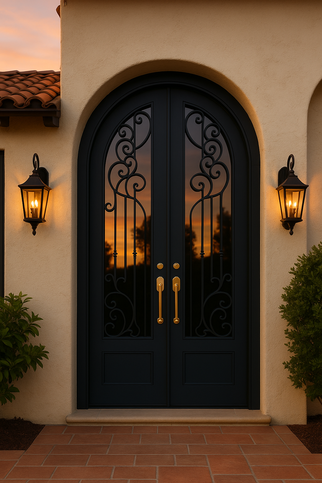 Belaire Iron Door