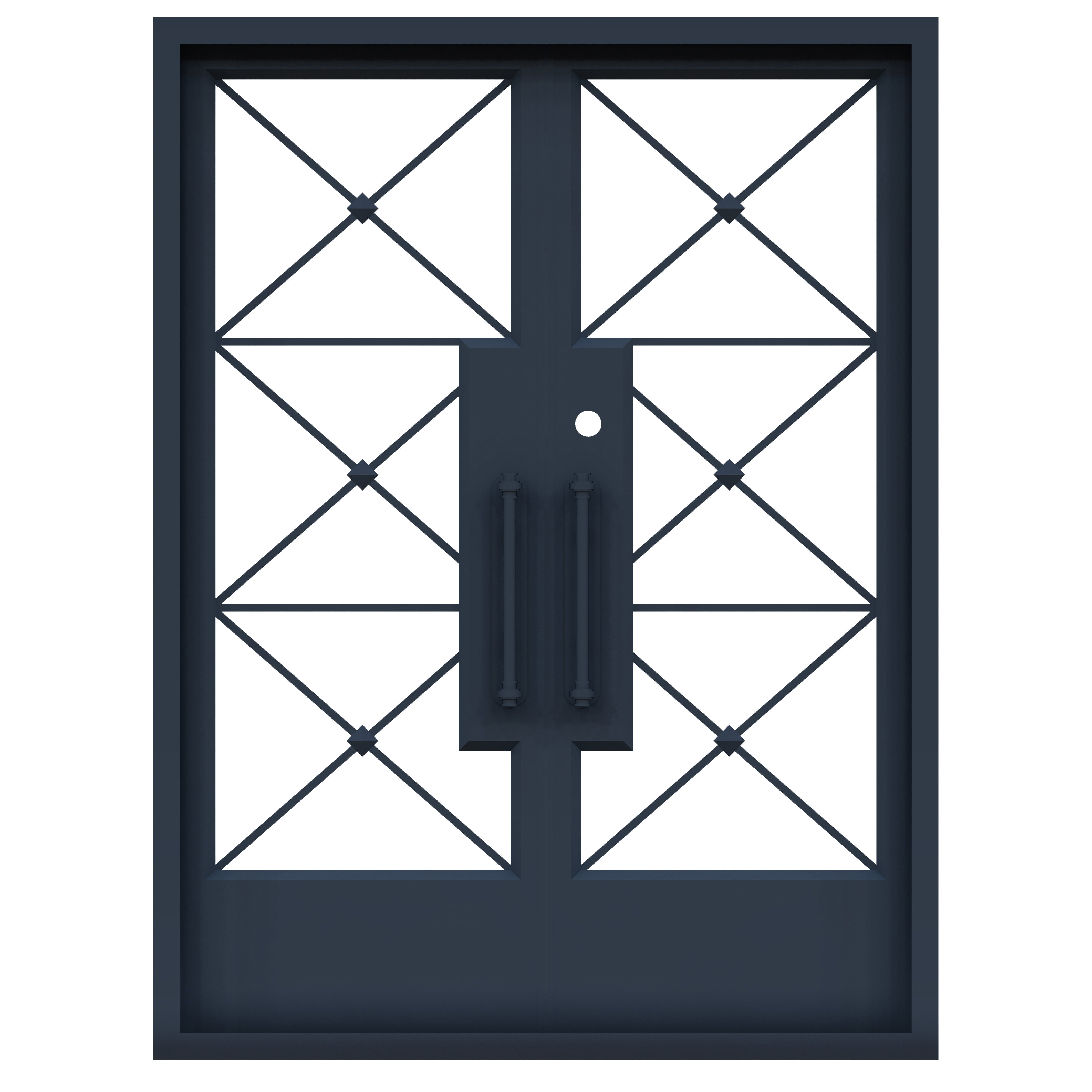 Palisades Double Iron Door