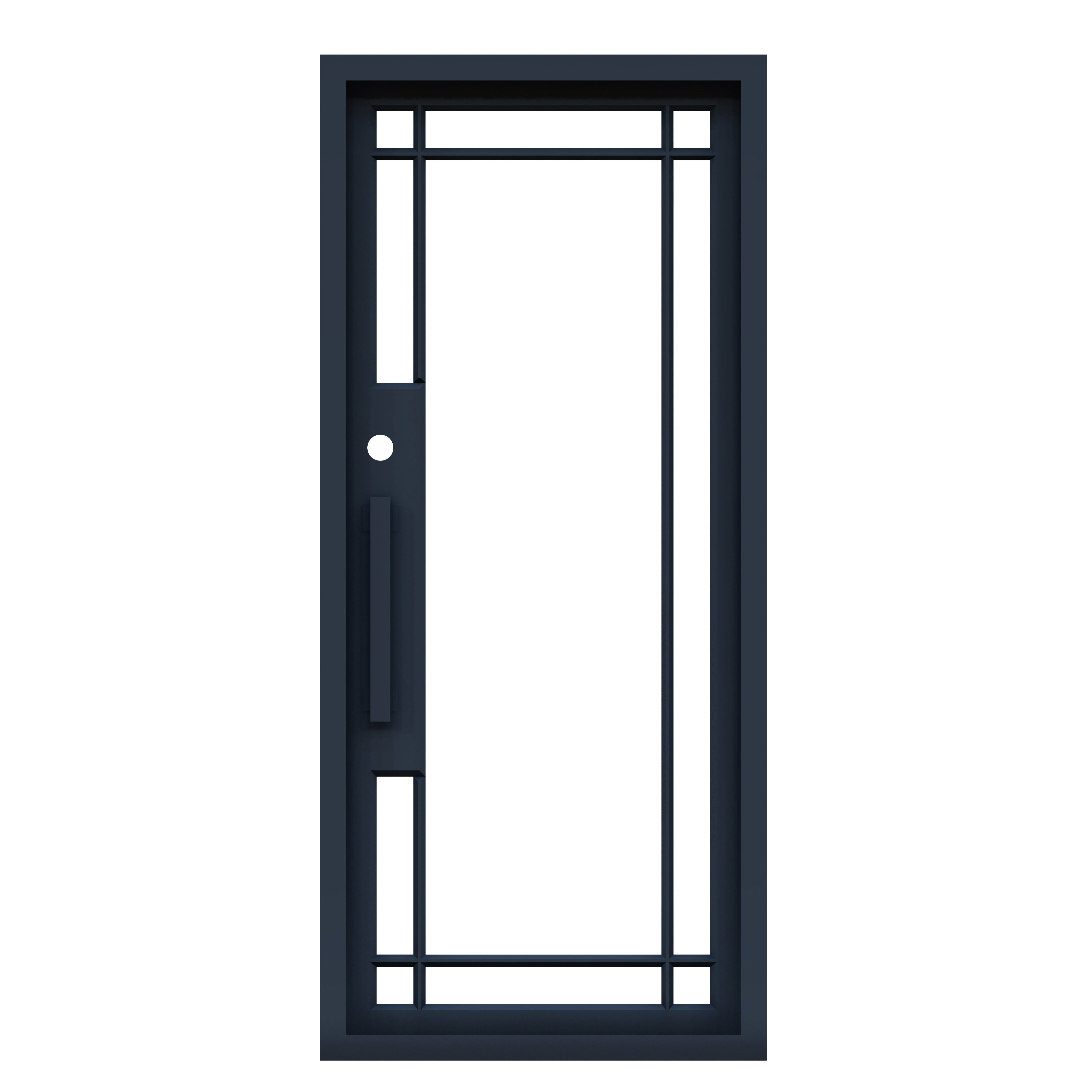 Crystal Flat Single Door