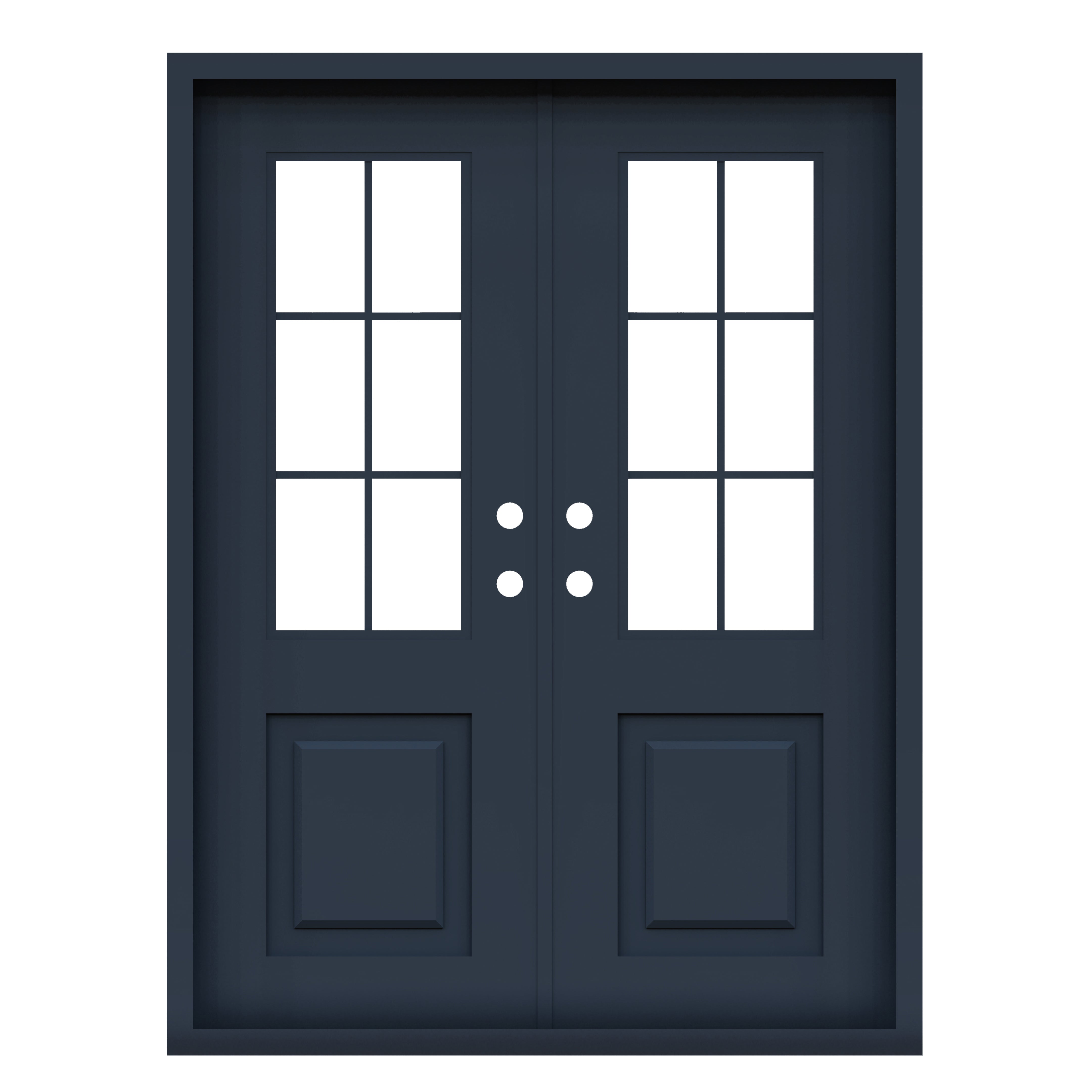 Manhattan Double Flat Iron Door