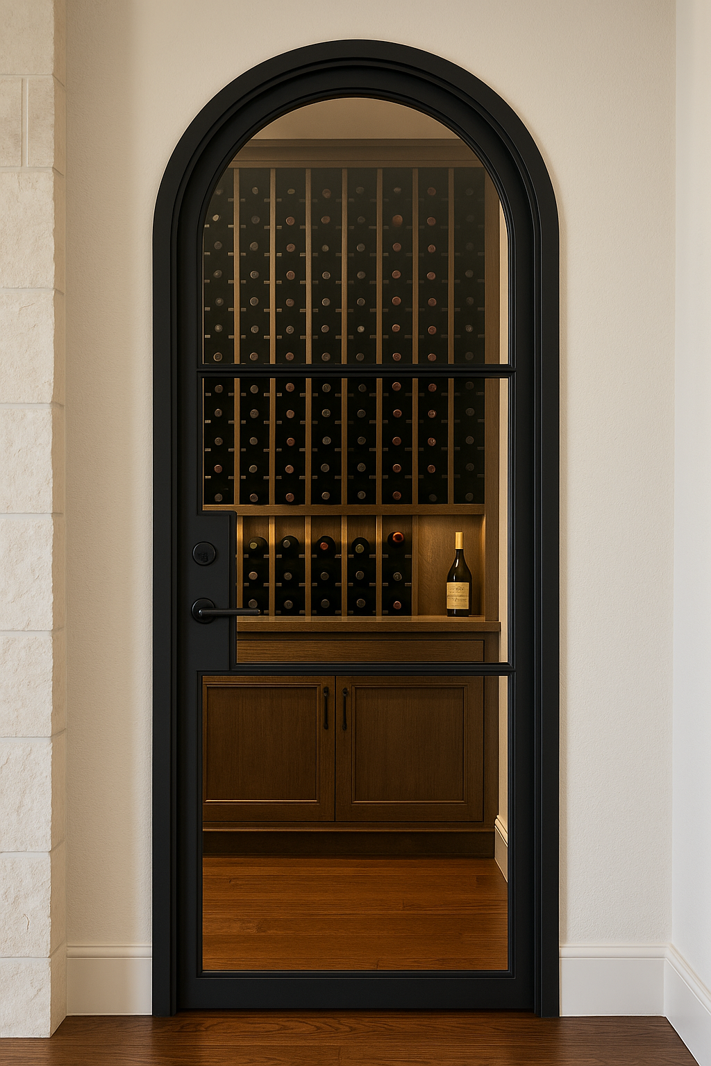 Malibu Single Full Arch Interior Steel Door