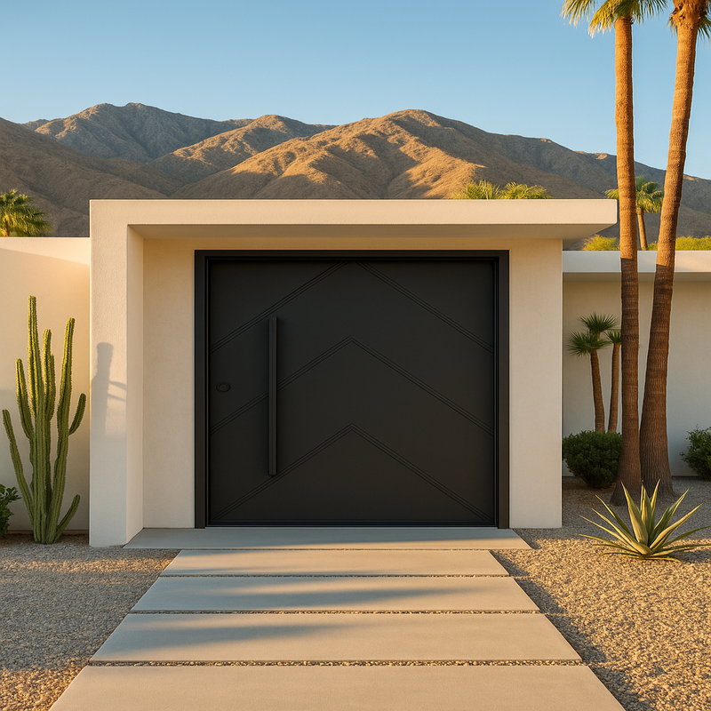 The Aspen Single Flat Iron Door