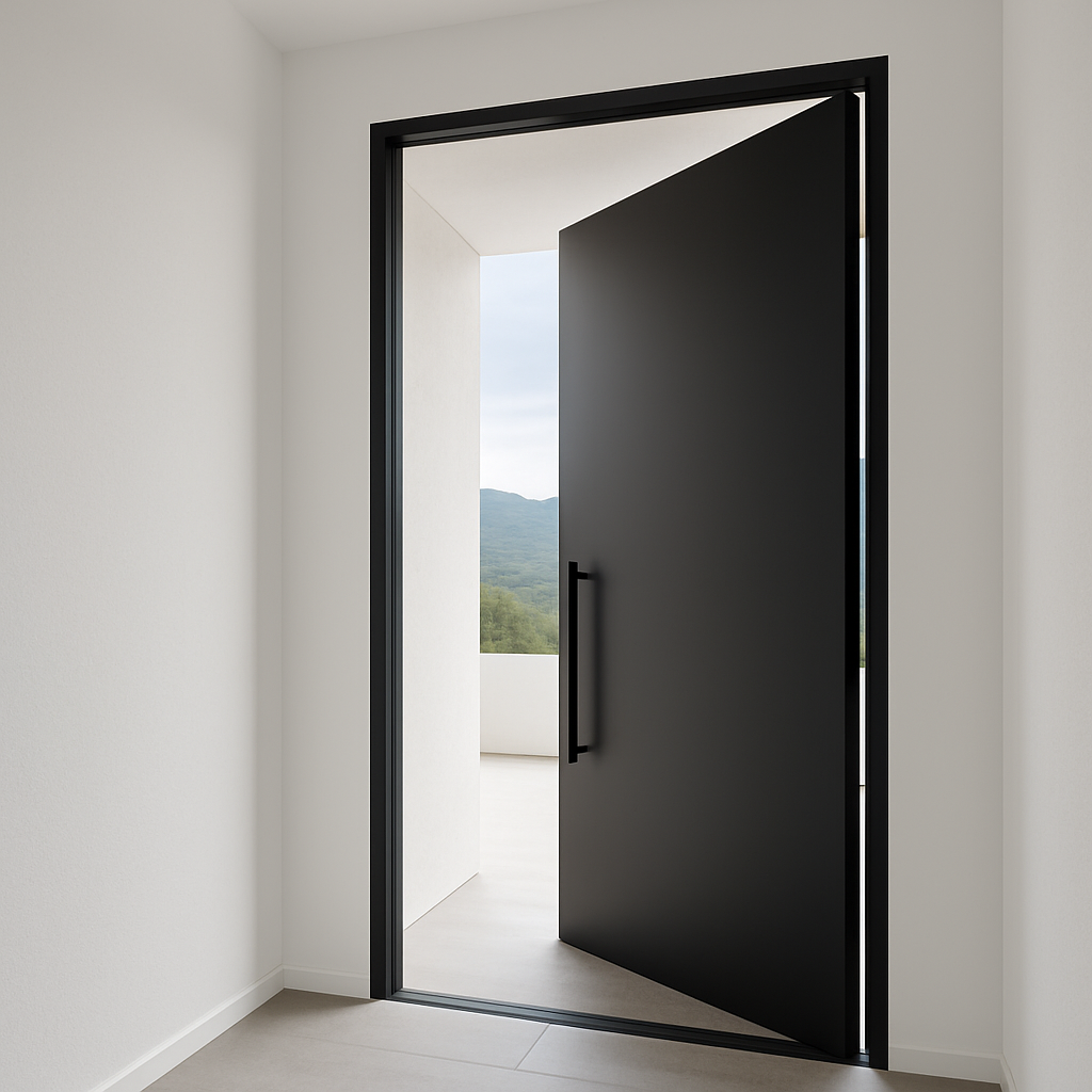 Hermosa Pivot Iron Door