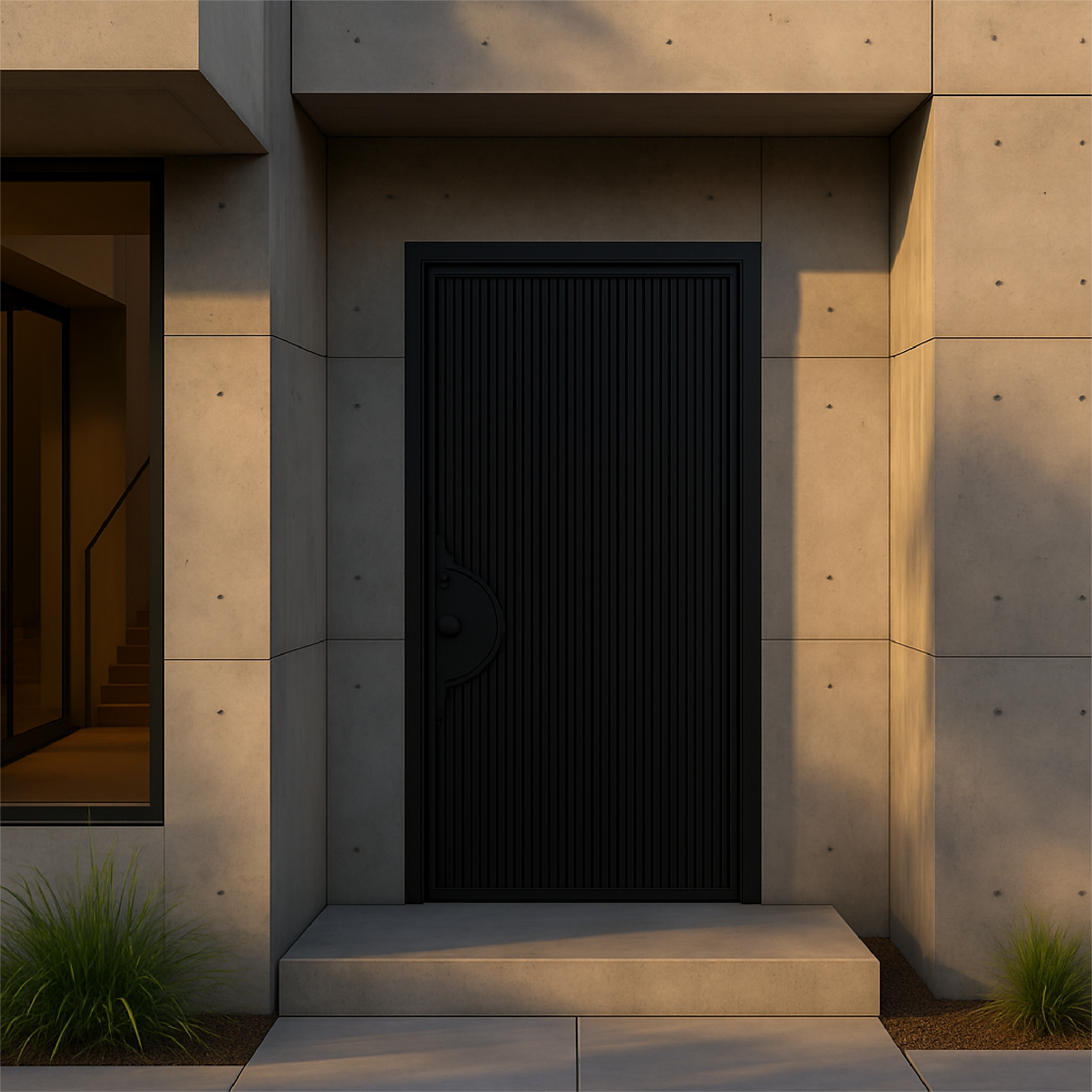 The Hampton Pivot Iron Door