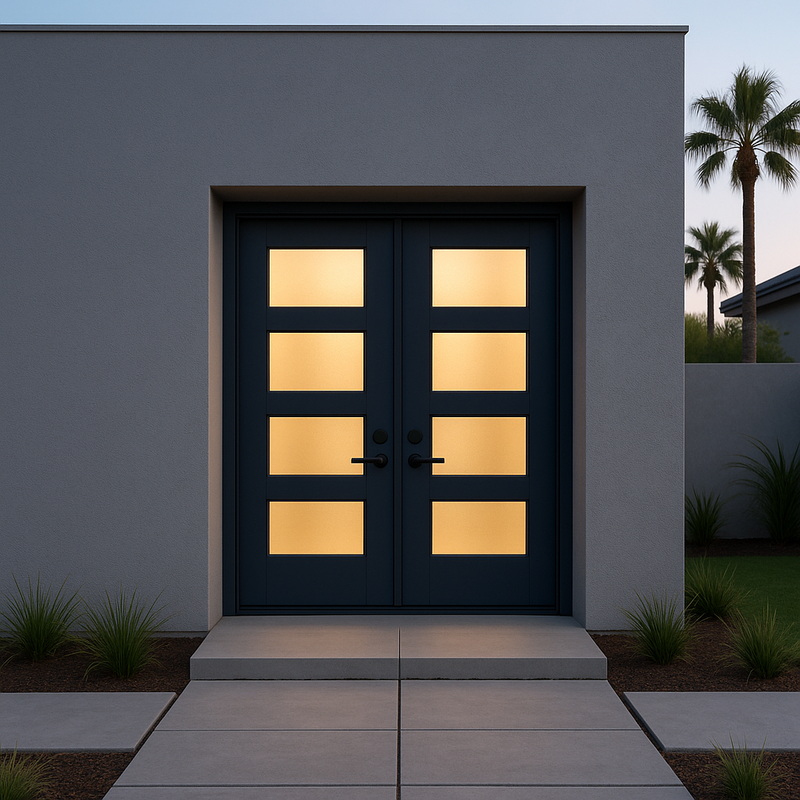Solana Double Iron Door