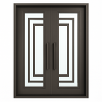 Palm Springs Double Flat Iron Door