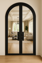Brentwood Double Full Arch Iron Door