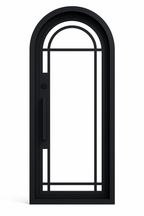 Crystal Full Arch Exterior French Door