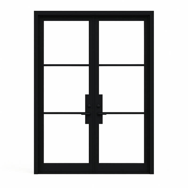 Malibu Double Flat Interior Steel Door