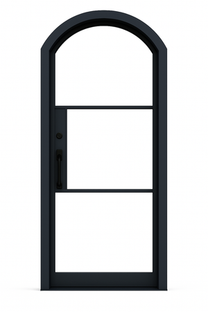 Malibu Eyebrow Top Exterior Steel Door