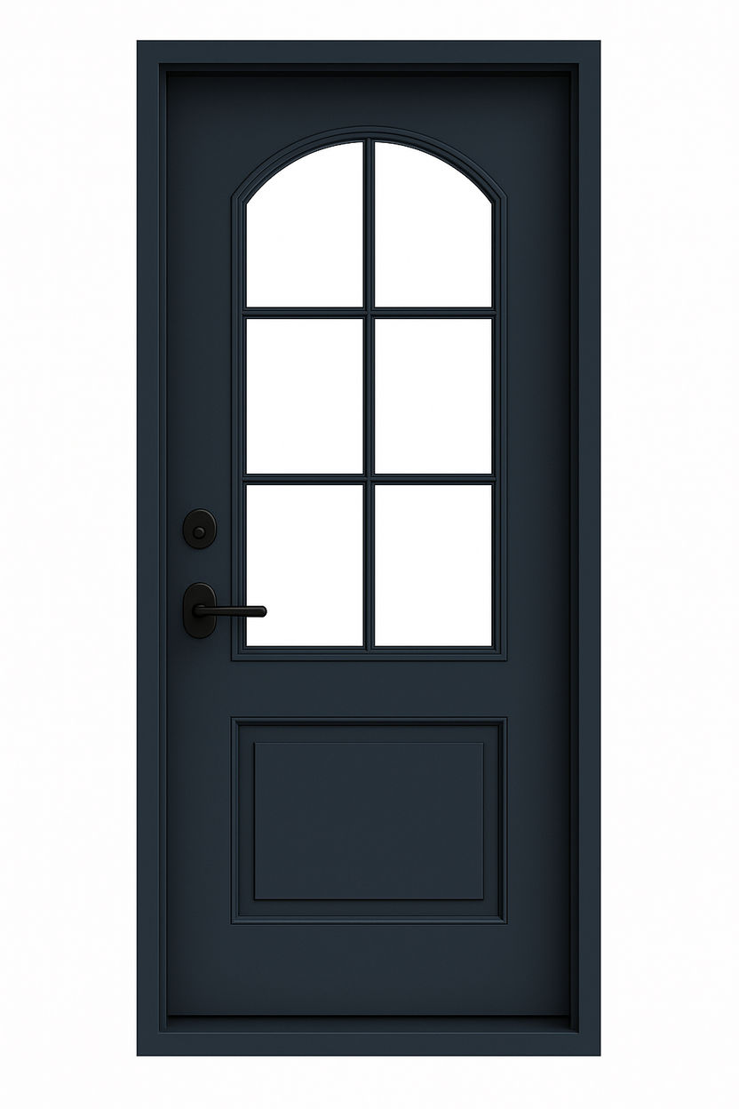 La Jolla Single Flat | Handcrafted Iron Door – Native Doors