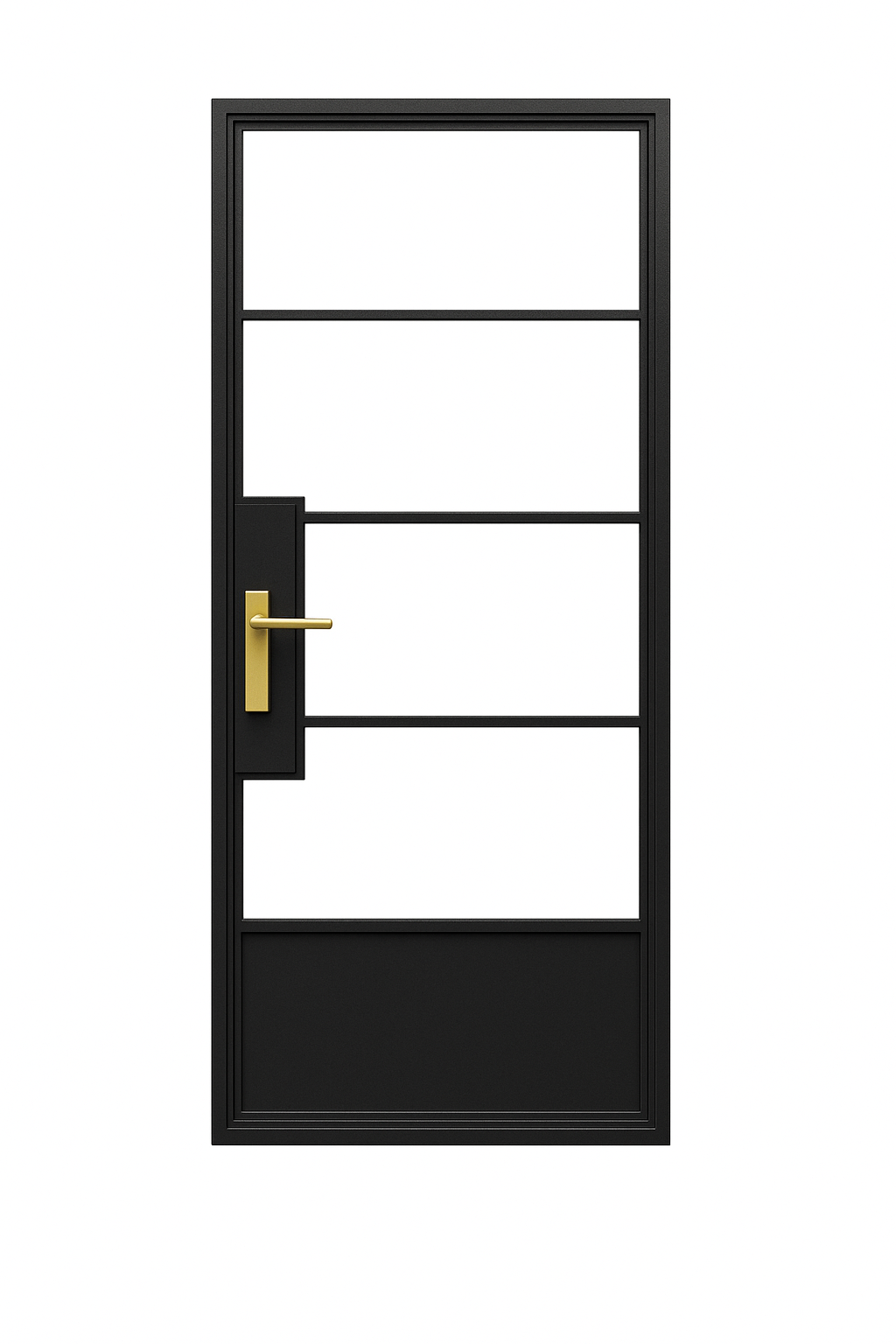 Elite 4 with Kick Plate Interior Steel Door