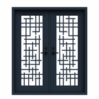 Holmby Double Door with Fixed Panel