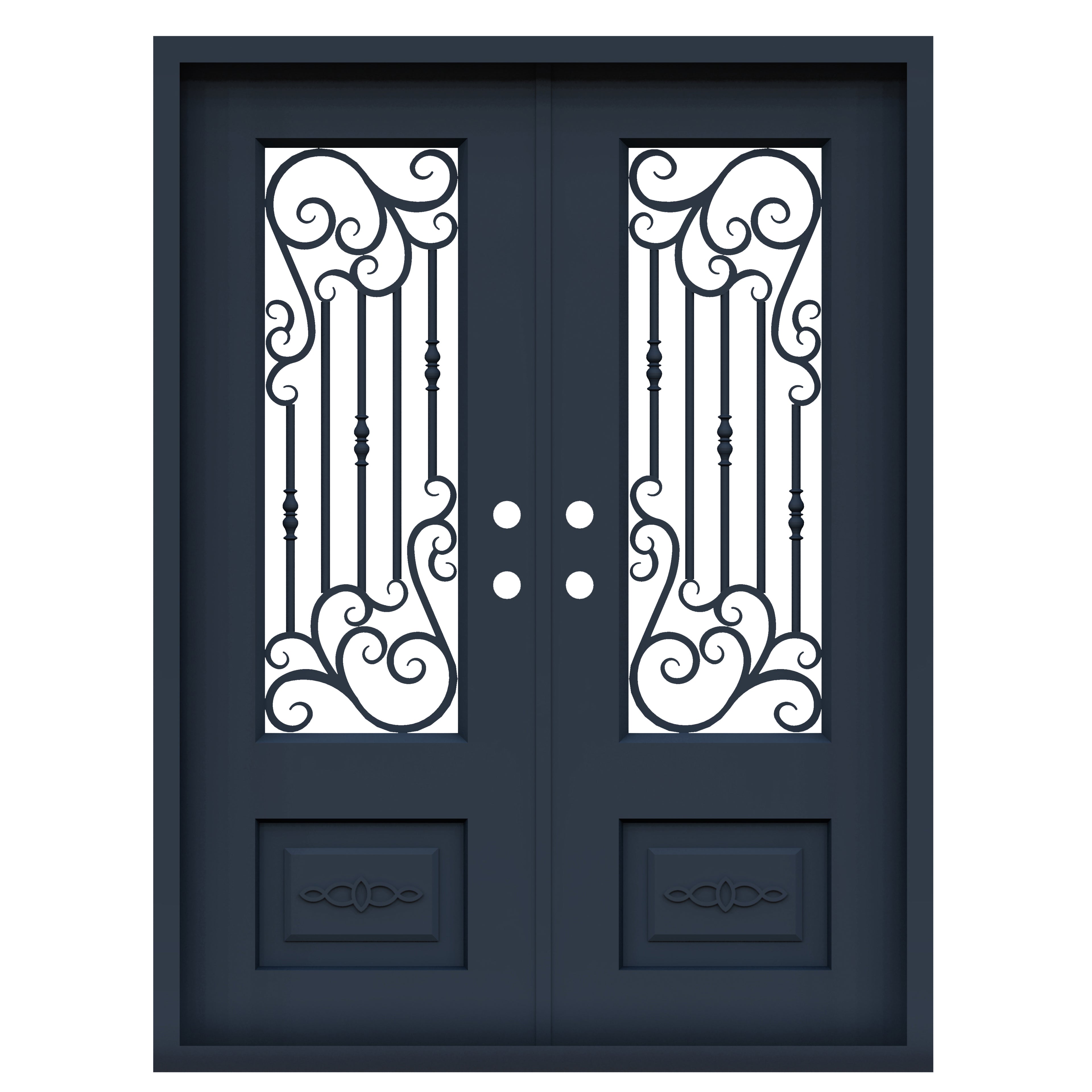 Premium iron door manufactured in Los Angeles, featuring intricate designs, superior craftsmanship, and durable security—perfect for enhancing home and business entrances.
