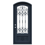 Premium iron door manufactured in Los Angeles, featuring intricate designs, superior craftsmanship, and durable security—perfect for enhancing home and business entrances.