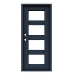 Premium iron door manufactured in Los Angeles, featuring intricate designs, superior craftsmanship, and durable security—perfect for enhancing home and business entrances.