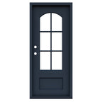 Premium iron door manufactured in Los Angeles, featuring intricate designs, superior craftsmanship, and durable security—perfect for enhancing home and business entrances.
