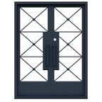 Premium iron door manufactured in Los Angeles, featuring intricate designs, superior craftsmanship, and durable security—perfect for enhancing home and business entrances.