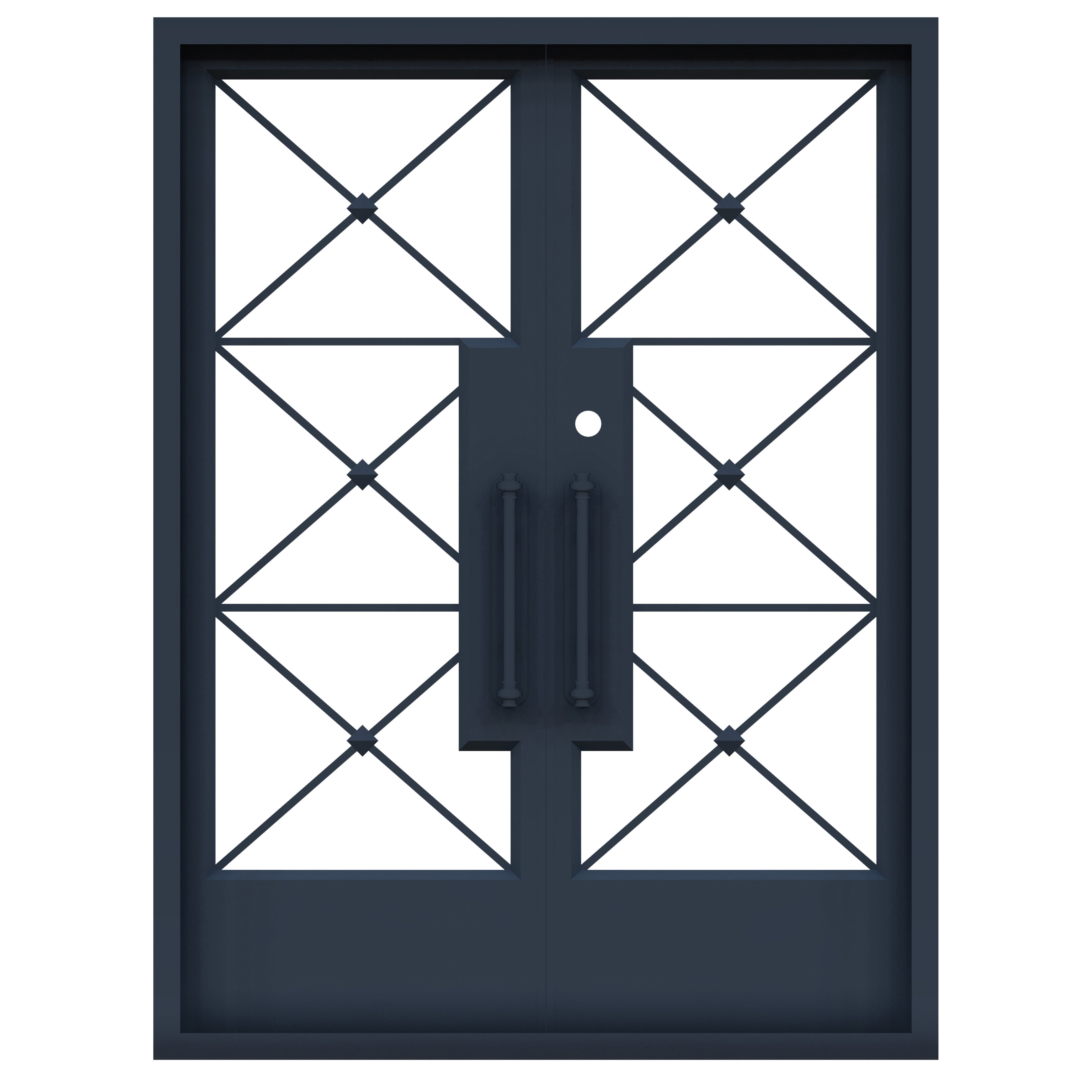 Premium iron door manufactured in Los Angeles, featuring intricate designs, superior craftsmanship, and durable security—perfect for enhancing home and business entrances.