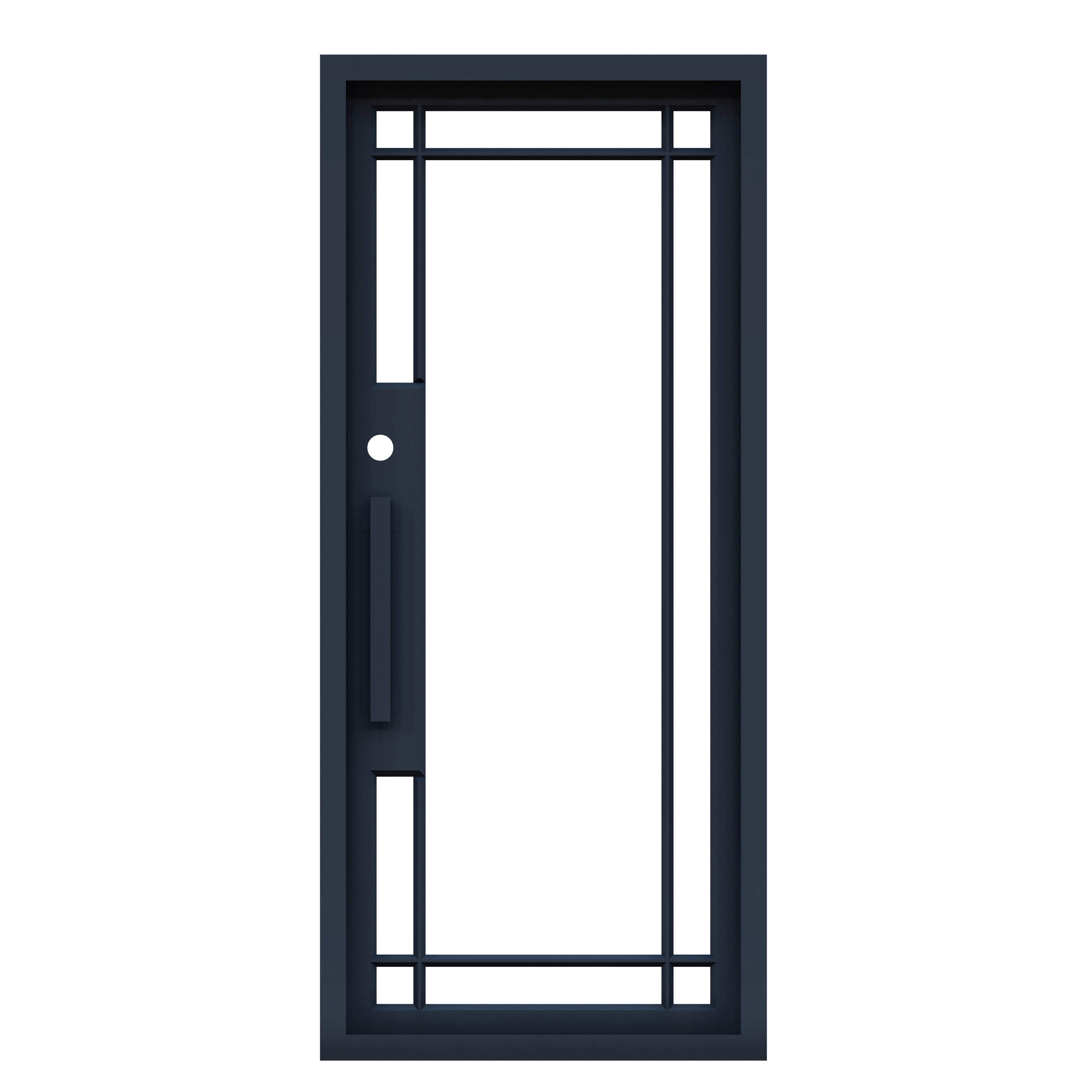 Premium iron door manufactured in Los Angeles, featuring intricate designs, superior craftsmanship, and durable security—perfect for enhancing home and business entrances.