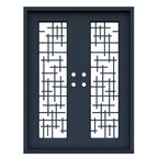 Premium iron door manufactured in Los Angeles, featuring intricate designs, superior craftsmanship, and durable security—perfect for enhancing home and business entrances.