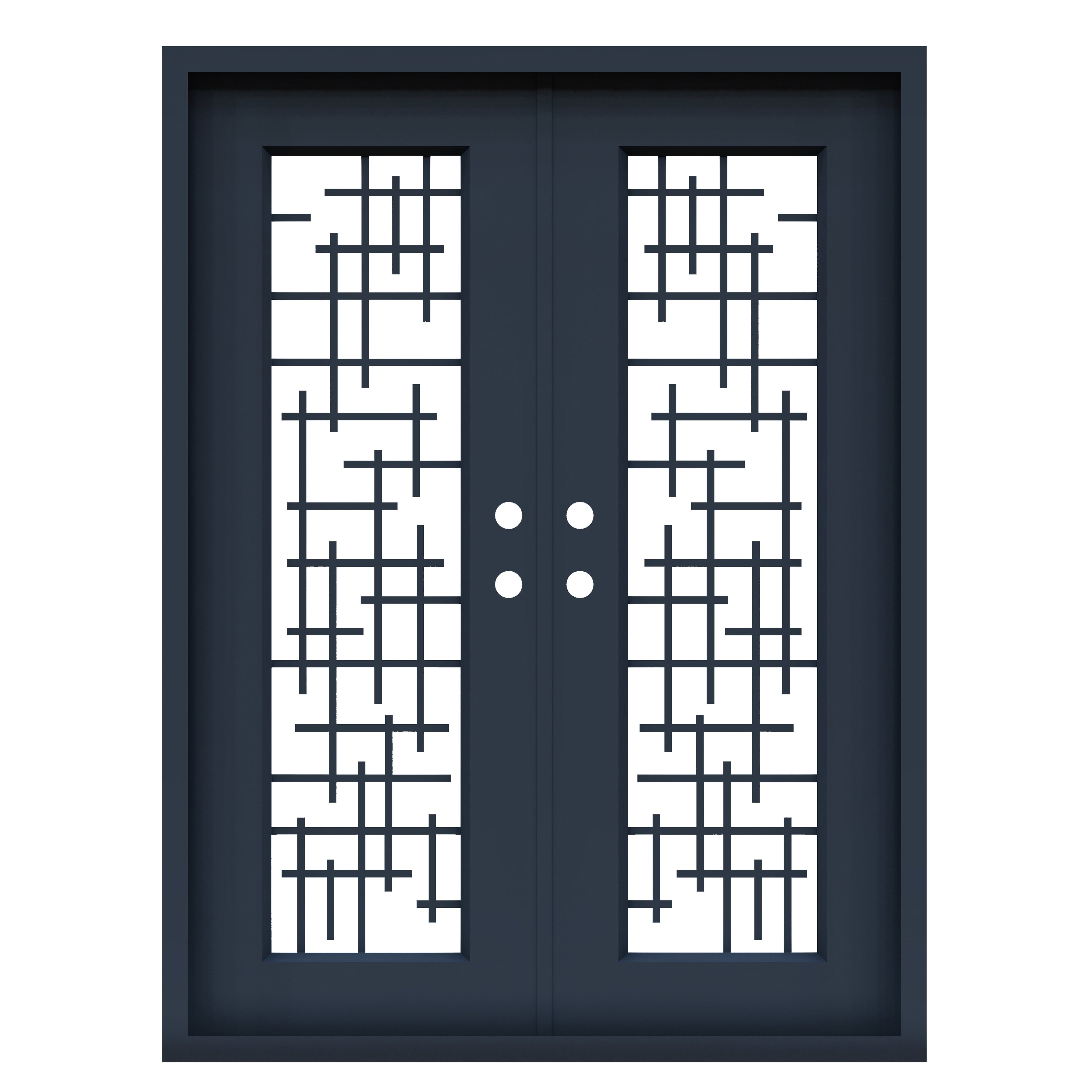Premium iron door manufactured in Los Angeles, featuring intricate designs, superior craftsmanship, and durable security—perfect for enhancing home and business entrances.