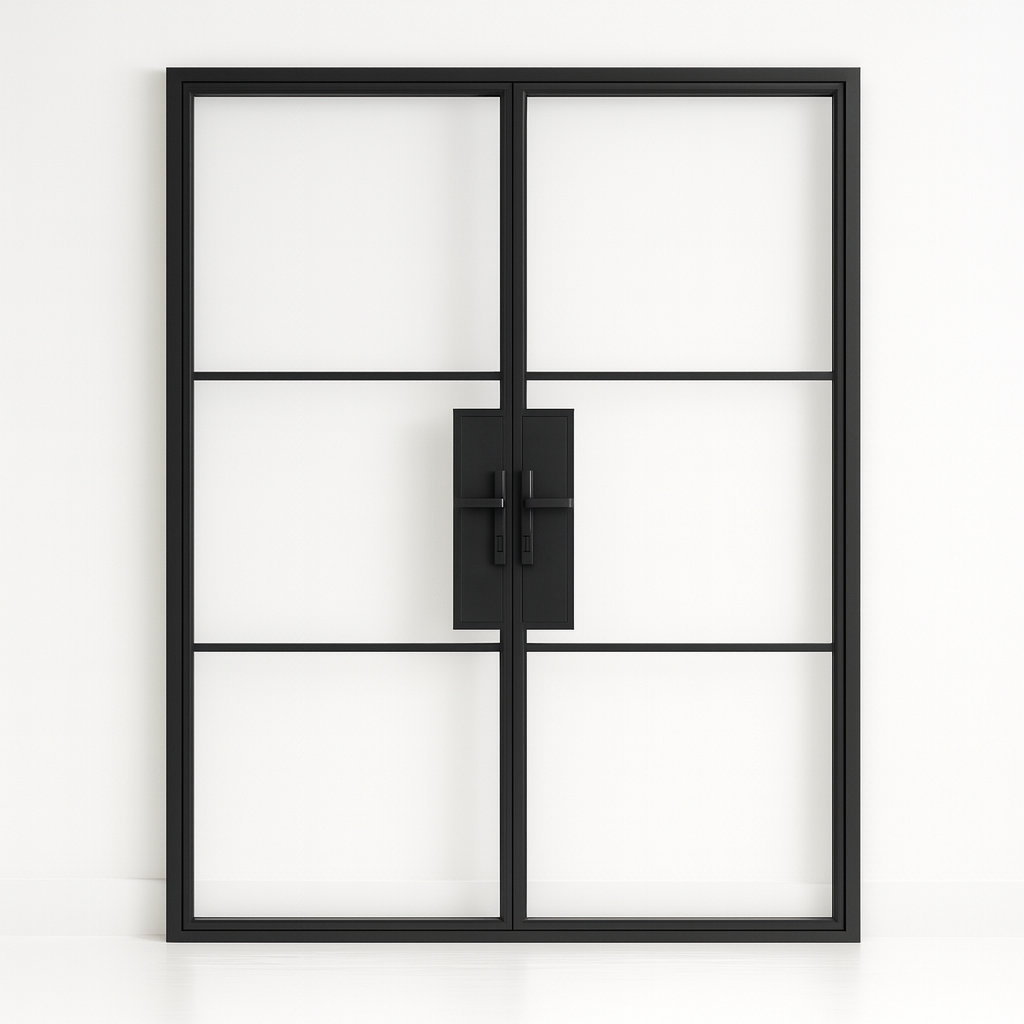 Malibu Double Flat Interior Steel Door