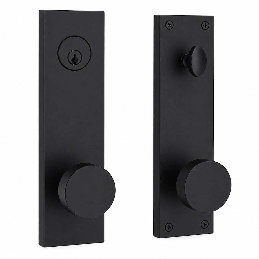 Native Doors Solid Entry Brass Hardware