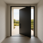 Hermosa Pivot Iron Door